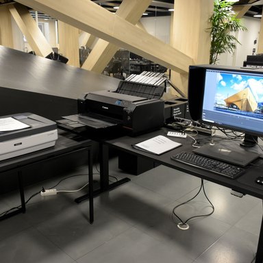 A2 photo printer and A3 scanner