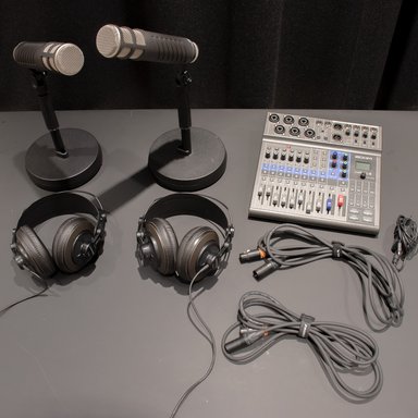 Podcast kit (book a room as well)